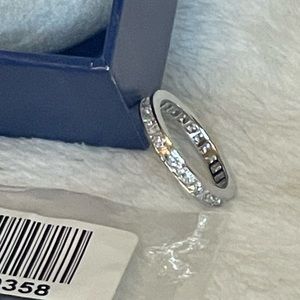 🆕 CZ Eternity band Sterling Silver
